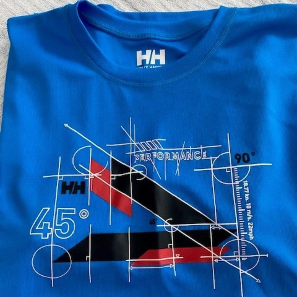 Helly Hansen Blue Active Wear T-Shirt